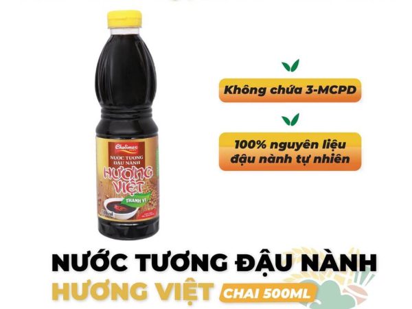 Thùng nước tương Hương Việt thanh vị cholimex chai 500ml